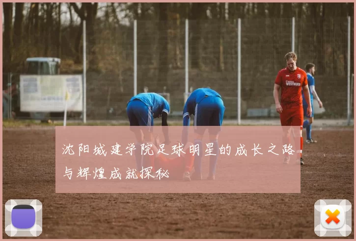 沈阳城建学院足球明星的成长之路与辉煌成就探秘
