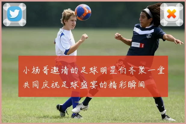 小杨哥邀请的足球明星们齐聚一堂共同庆祝足球盛宴的精彩瞬间
