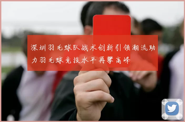 深圳羽毛球队战术创新引领潮流助力羽毛球竞技水平再攀高峰