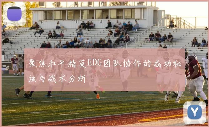 聚焦和平精英EDG团队协作的成功秘诀与战术分析
